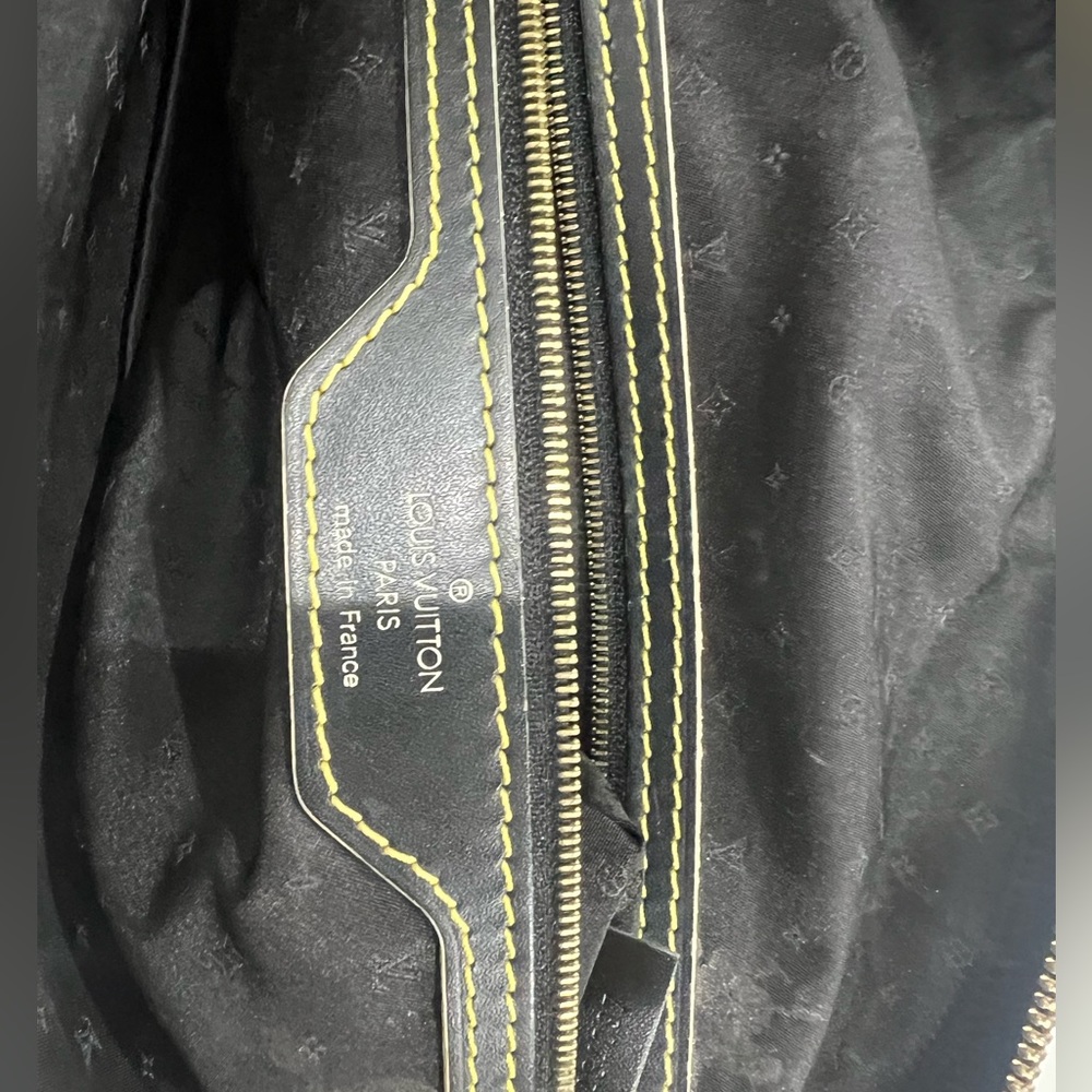 Louis Vuitton black suhali lockit MM leather tote bag - Picture 11 of 12